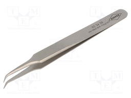 Tweezers; 105mm; for precision works; Blades: curved