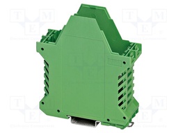 Enclosure base; green; UL94V-0; ME 35; for DIN rail mounting