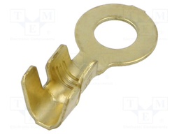 Tip: ring; M8; 0.75÷2mm2; crimped; for cable; straight; brass; bulk