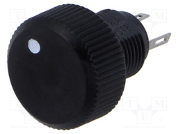 Potentiometer: shaft; single turn; 10kΩ; 1W; ±10%; linear; soldered