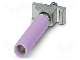 Test socket; L: 44mm; W: 6mm; H: 4.8mm; Body: violet