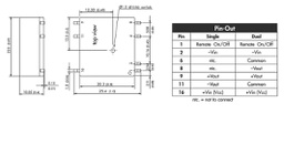 Converter: DC/DC; 6W; Uin: 18÷75V; 24VDC; Iout: 250mA; SMD; 7.8g