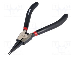 Pliers; for circlip; external; Pliers len: 180mm; straight; HD