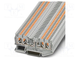 Splice terminal: rail; 20A; 400V; push-in; PA; 0.14÷4mm2; W: 5.2mm