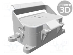 Enclosure: for HDC connectors; HDC; size 11 (4 x size 5)