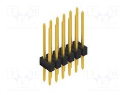 Connector: pin strips; pin header; male; PIN: 12; 2.54mm; THT; 2x6