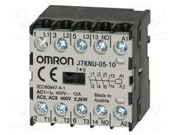 Contactor: 3-pole; NO x3; Auxiliary contacts: NO; 24VDC; 5A; J7KNU