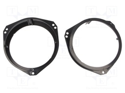 Speaker adapter; 165mm; BMW,Mercedes,Nissan,Opel,Renault