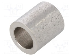 Spacer sleeve; 10.5mm; cylindrical; stainless steel; Øint: 16mm