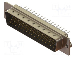 Connector: D-Sub; PIN: 50; socket; male; angled; THT; MHDD