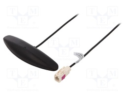 Antenna; inner; AM,FM; 0.25m; black