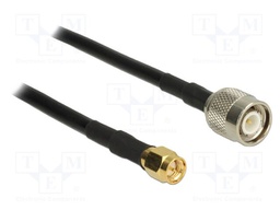 Cable; 7.5m; SMA male,TNC male; black; Øcable: 5.1mm; 50Ω