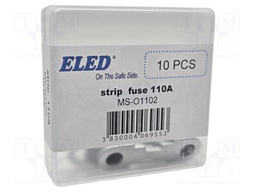 Fuse: fuse; 110A; 32VDC; automotive,strip fuse; 42mm; M6 screw