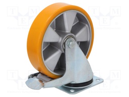 Transport wheel; Ø: 200mm; W: 50mm; H: 238mm; torsional with lock
