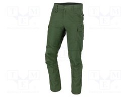 Dungarees; Size: XL; green; slim-fit; 255g/m2; combat trousers