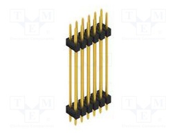 Connector: pin strips; pin header; male; PIN: 12; 2.54mm; THT; 2x6