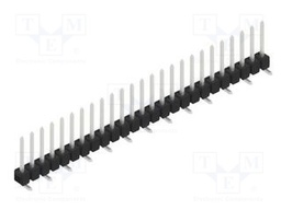 Connector: pin strips; pin header; male; PIN: 25; 2.54mm; SMT; 1x25