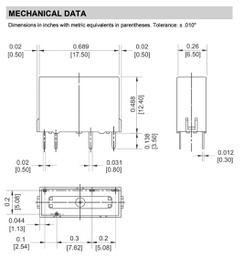 Relay: electromagnetic; SPST-NO; Ucoil: 24VDC; 5A/250VAC; 5A/30VDC