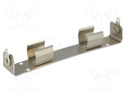 Holder; Mounting: screw; Size: AA,R6; Batt.no: 2; aluminium