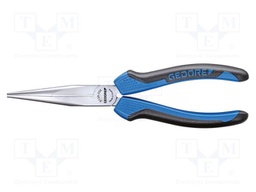 Pliers; flat,elongated; 200mm; for gripping,for bending