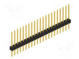 Connector: pin strips; pin header; male; PIN: 21; 2.54mm; THT; 1x21