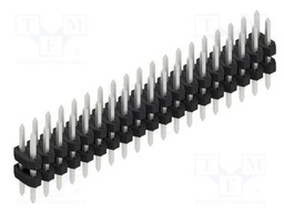 Connector: pin strips; pin header; male; PIN: 38; 2mm; THT; 2x19
