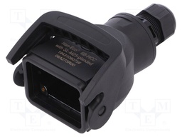 Enclosure: for rectangular connectors; Han Eco B; size 6B; M25