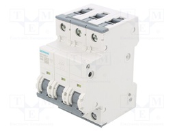 Circuit Breaker, MCB, 5SY4, 3P, 10 kA, 400 V, 25 A