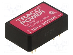 Converter: DC/DC; 6W; Uin: 9÷36V; Uout: 12VDC; Uout2: -12VDC; DIP24