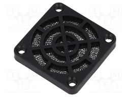 Guard; 40x40mm; Mat: plastic; Mounting: snap fastener,screw; 30ppi