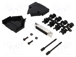 D-Sub; PIN: 25; plug; female; stamped and formed contacts