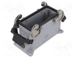 Enclosure: for HDC connectors; C-TYPE; size 77.27; Gland holes: 1