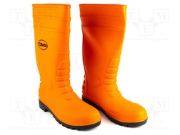 Boots; Size: 46; orange; PVC; severe weather conditions; high