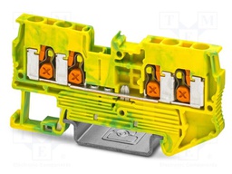 Splice terminal: rail; XT; PA; L: 35.3mm; 0.5÷4mm2; ways: 1; W: 5.2mm