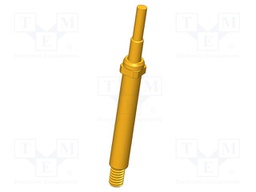 Test needle; Operational spring compression: 4mm; 8A; Ø: 1.4mm