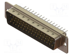 Connector: D-Sub; PIN: 50; socket; male; angled; THT; MHDD