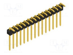 Connector: pin strips; pin header; male; PIN: 15; 2.54mm; THT; 1x15