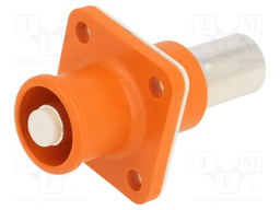 Connector: DC supply; male; crimped; for panel mounting; UL94V-0