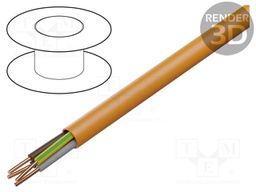 Wire; BiTflamme 1000; solid; Cu; 5G6mm2; LSZH; orange; 0.6/1kV