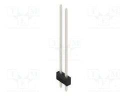 Connector: pin strips; pin header; male; PIN: 2; 2.54mm; THT; 2x1