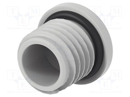 Stopper; polyamide; light grey; IP68; Entrelec; Gland: M12; 10mm