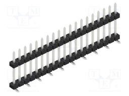 Connector: pin strips; pin header; male; PIN: 19; 2mm; SMT; 1x19