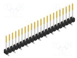 Connector: pin strips; pin header; male; PIN: 22; 2.54mm; SMT; 1x22