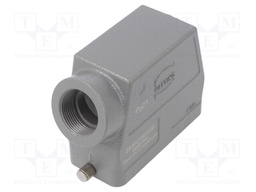 Enclosure: for Han connectors; Han; size 16B; for cable; high