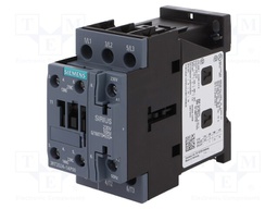 Contactor: 3-pole; NO x3; Auxiliary contacts: NO + NC; 230VAC; 12A