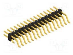 Connector: pin strips; pin header; male; PIN: 32; 2mm; SMT; 2x16