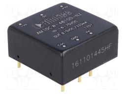 Converter: DC/DC; 10W; Uin: 18÷75V; Uout: 15VDC; Uout2: -15VDC; 1"x1"