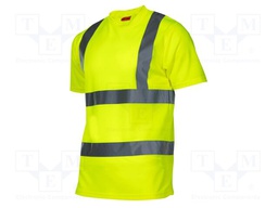 T-shirt; Size: XXXL; yellow; warning; Class: 2; 140g/m2