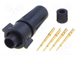 Connector: circular; Series: EN2; plug; male; soldering; for cable