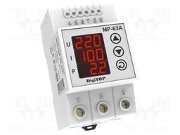 Monitoring relay; active power,AC voltage,AC current; 230VAC